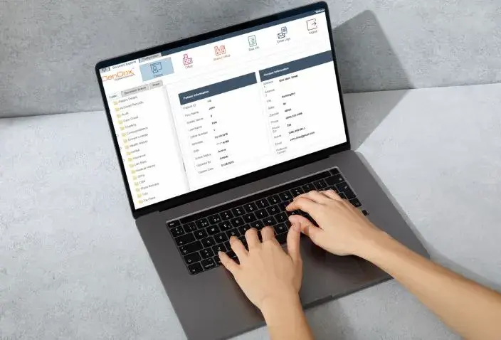 Screenshot of Dentech in 2018